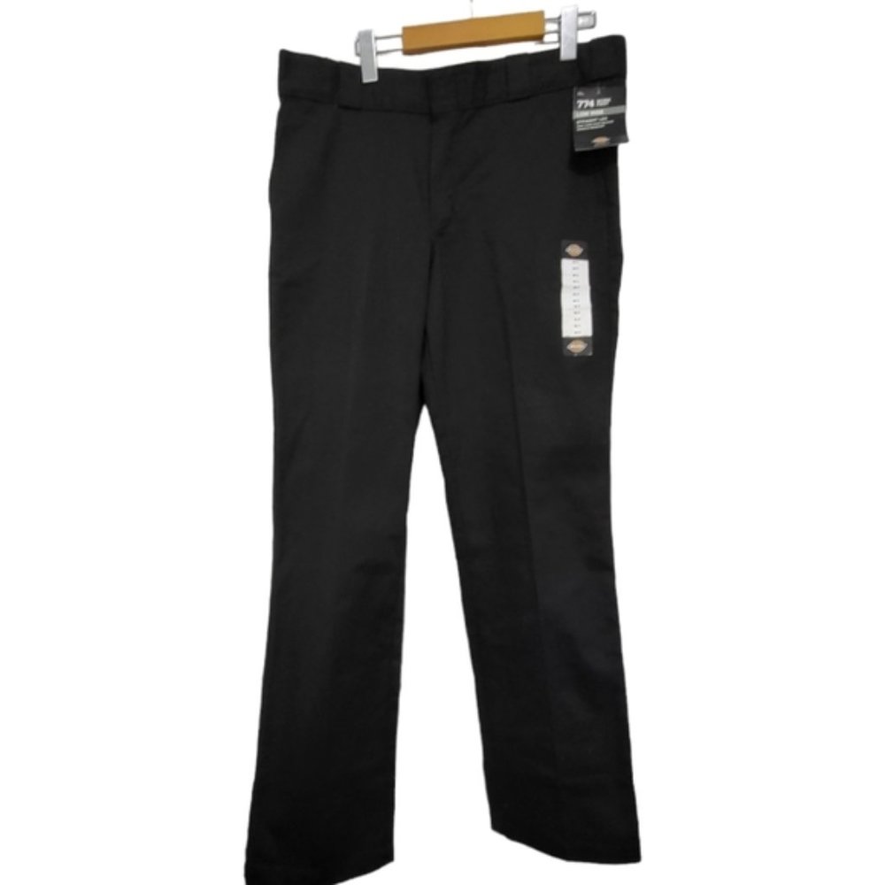DICKIES 774 Slim Fit Black Work Pant Size 10 Tall NWT - Picture 3 of 8